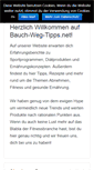 Mobile Screenshot of bauch-weg-tipps.net